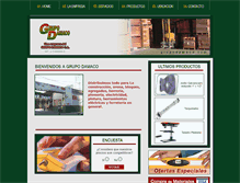 Tablet Screenshot of grupodamaco.com